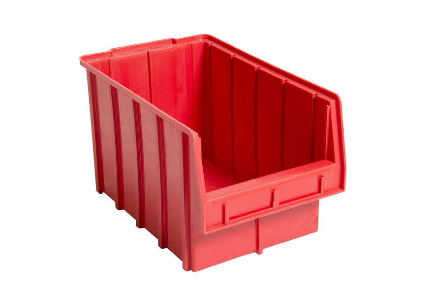 Ящик пластиковый 700 красный